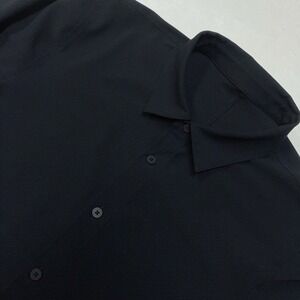 Lululemon Commission Long-Sleeve Shirt Pocket Men's M Black Dress Shirt GREAT!